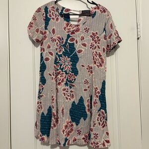 ASTR The Label Short Sleeve Moody Floral Dress Size XS